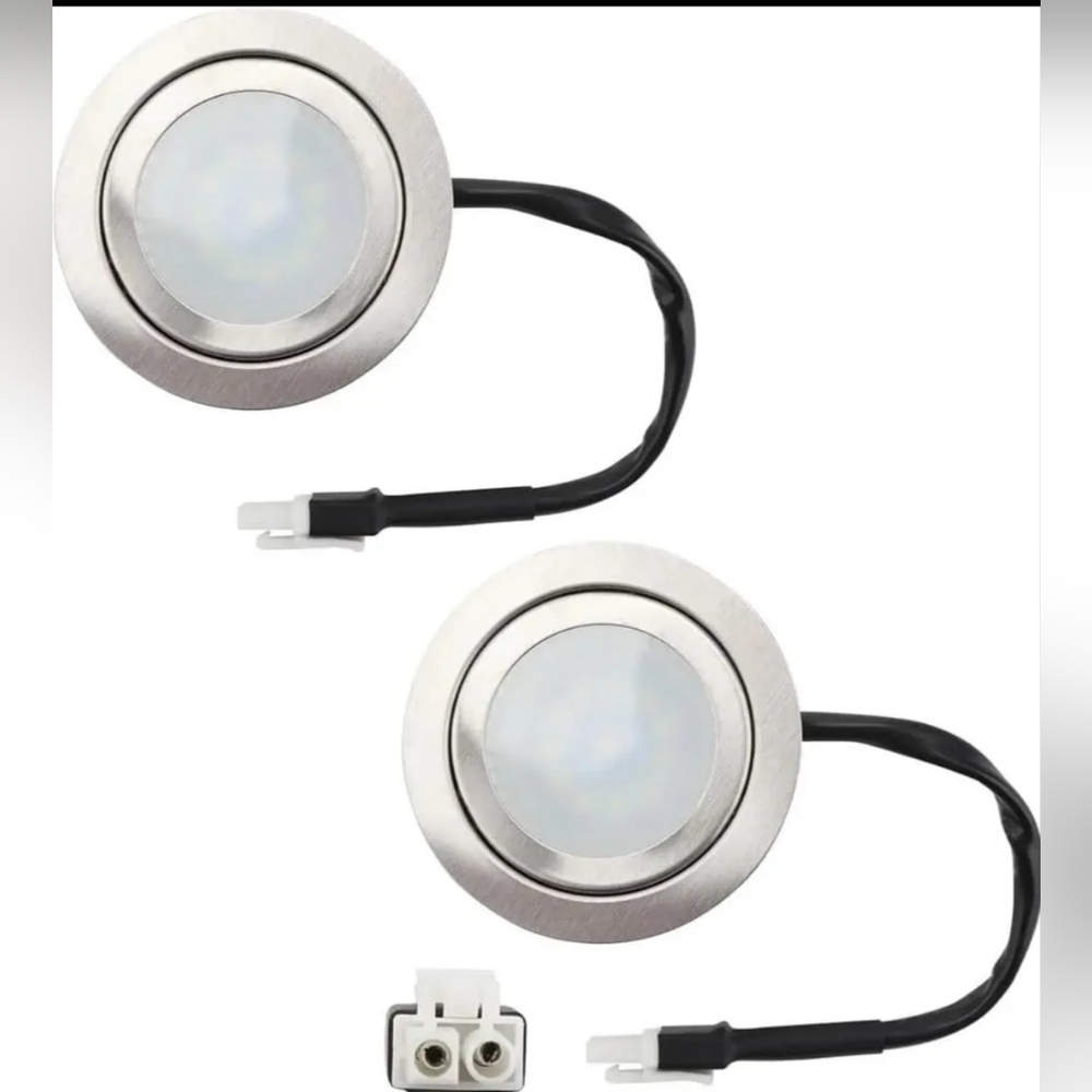 NWOT-Recessed LED Puck Light Under Cabinet Lighting, Wire